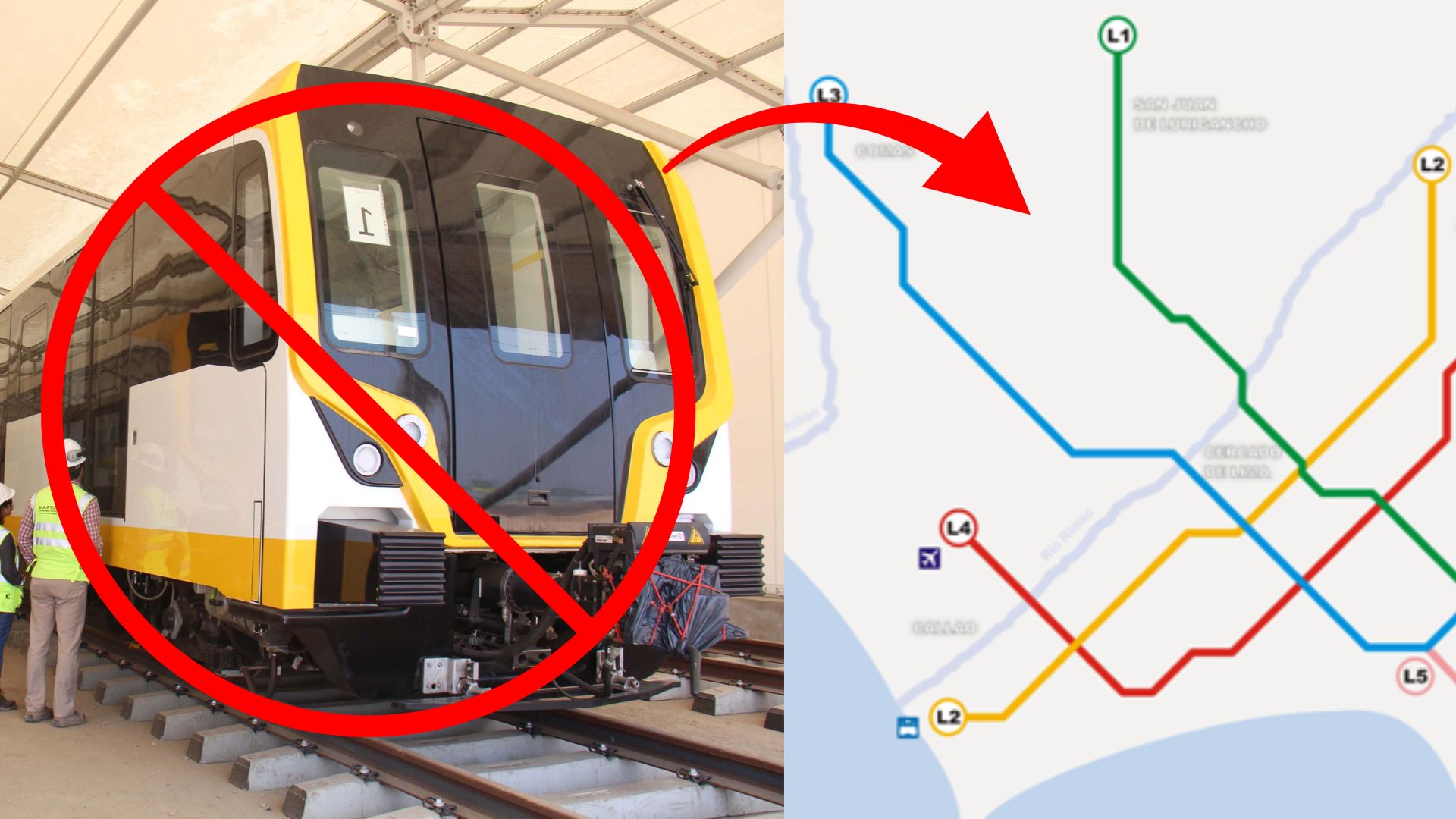 La línea 3 metro de lima sale del plan nacional de infraestructura y deja sin solución a millones que dependen del transporte público.