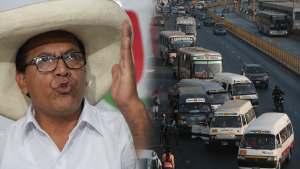 Transporte bajo Roberto Sánchez: ¿continuidad del caos de combis y colectivos?