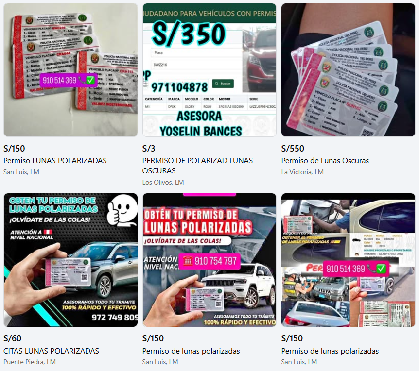 Citas para permiso de lunas polarizadas se ofrece por redes sociales, mientras que por la vía oficial no hay citas disponibles.