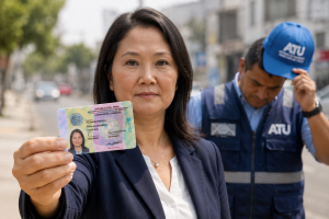 Keiko Fujimori plantea reformar la ATU, cambiar el sistema de brevetes y eliminar la Ley de Puntos para transformar el transporte