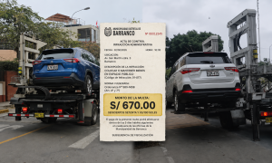 Denuncian que grúas de Municipalidad de Barranco remolcan vehículos al depósito pese a no existir señales de prohibición y al fallo del TC