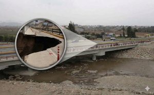 Puente del río Chillón enfrenta riesgos ante posible crecida por El Niño Costero. Informe advierte vulnerabilidades en su estructura.
